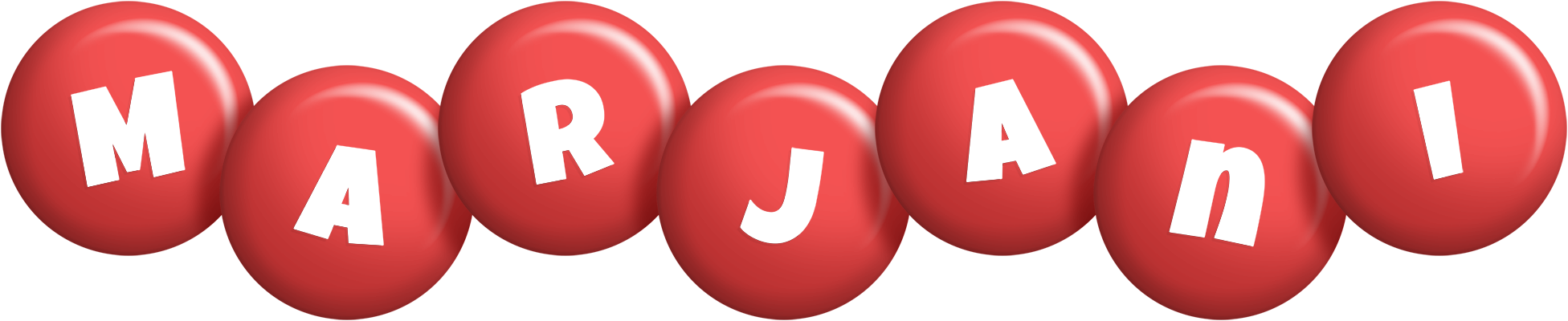 Marjani candy-red logo