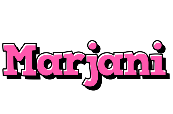Marjani girlish logo
