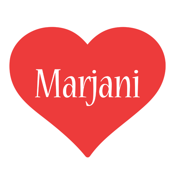 Marjani love logo