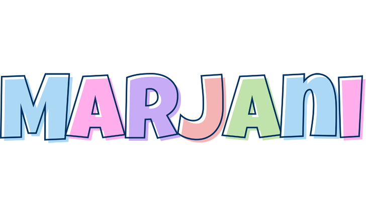 Marjani pastel logo