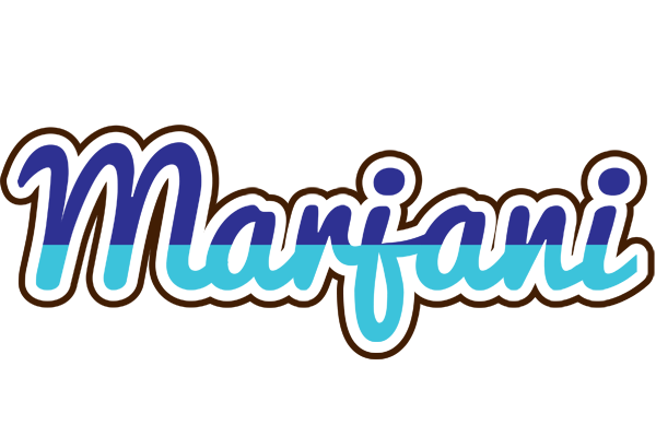 Marjani raining logo