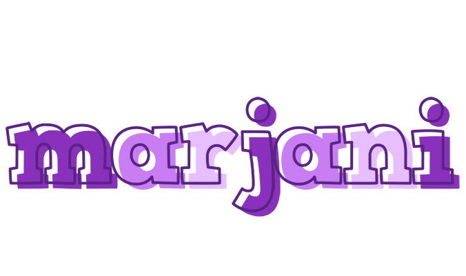 Marjani sensual logo