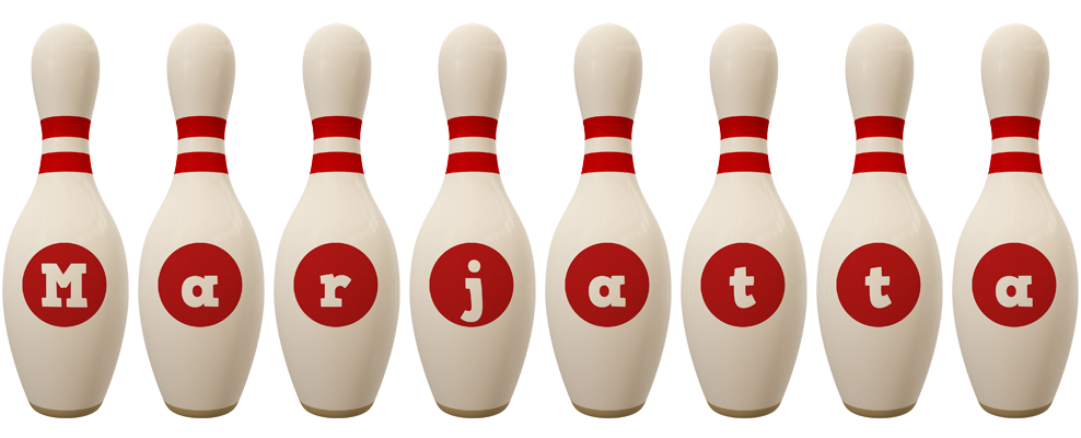 Marjatta bowling-pin logo