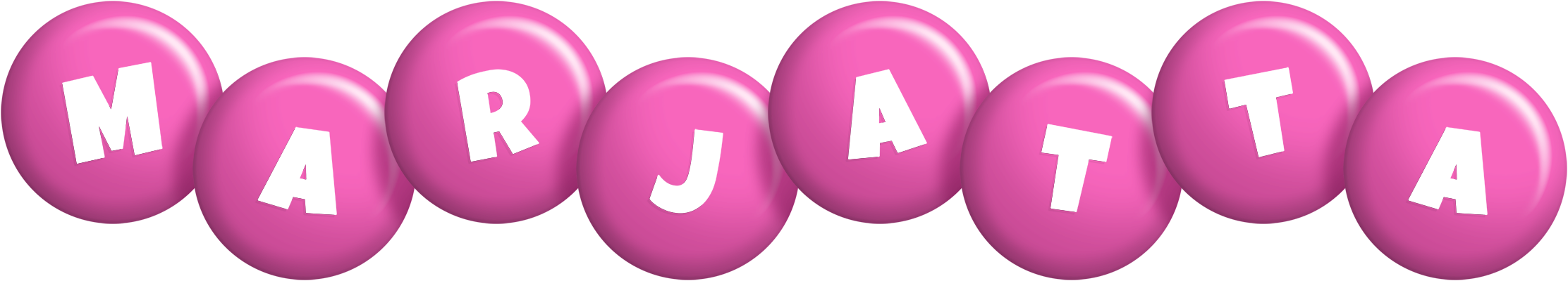 Marjatta candy-pink logo