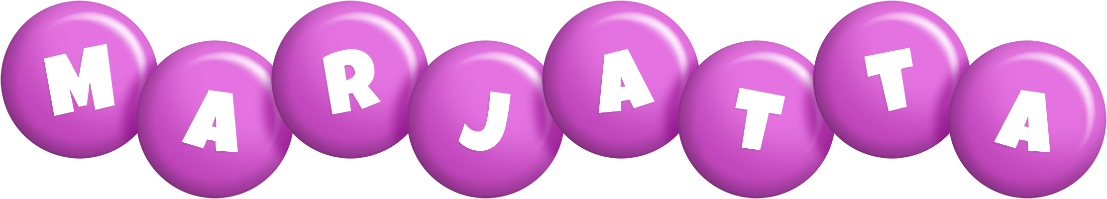 Marjatta candy-purple logo