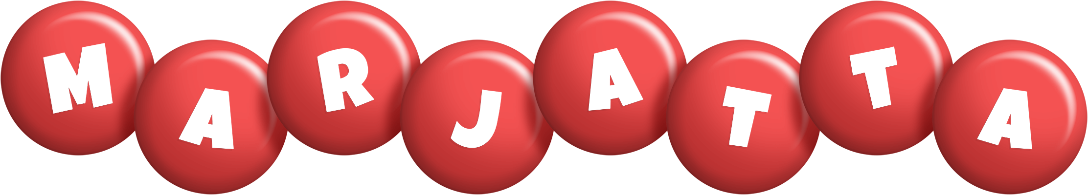 Marjatta candy-red logo