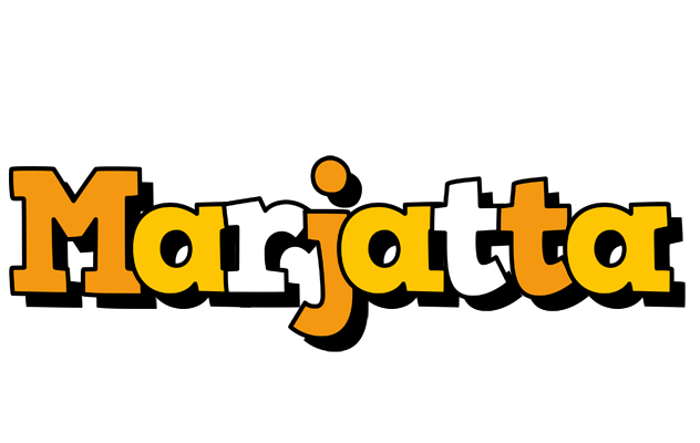 Marjatta cartoon logo