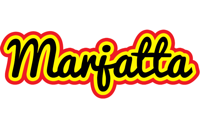 Marjatta flaming logo