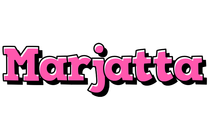 Marjatta girlish logo