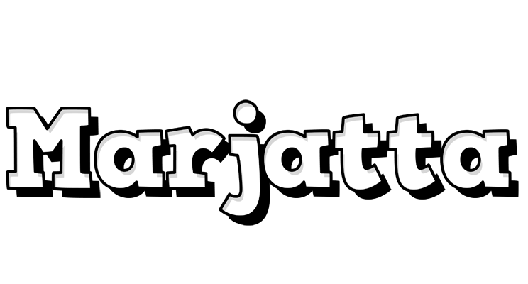 Marjatta snowing logo