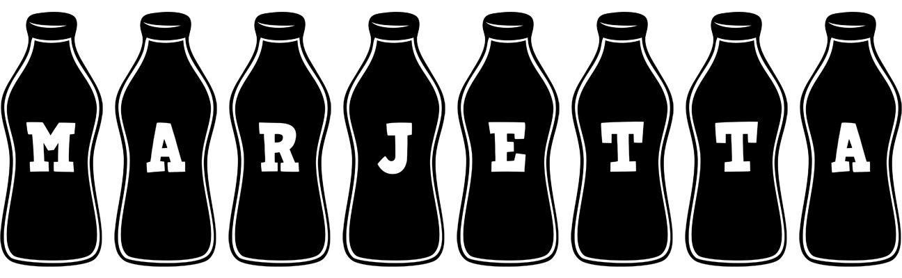 Marjetta bottle logo