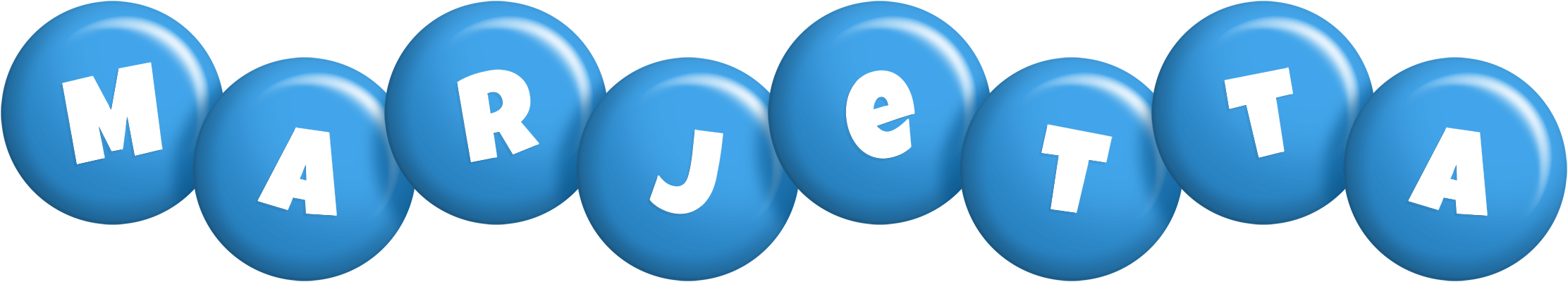 Marjetta candy-blue logo