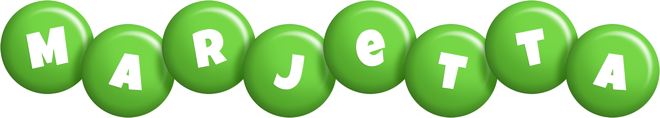 Marjetta candy-green logo
