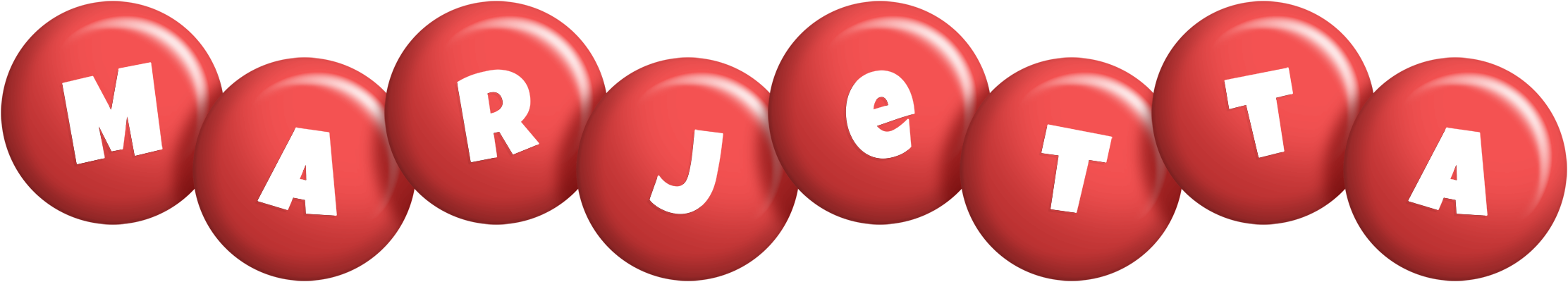 Marjetta candy-red logo