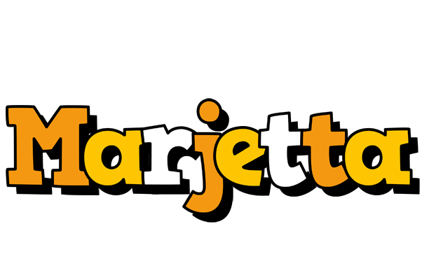 Marjetta cartoon logo