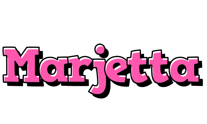Marjetta girlish logo