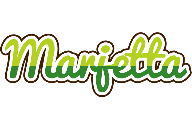 Marjetta golfing logo