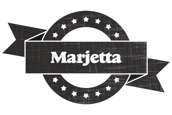 Marjetta grunge logo
