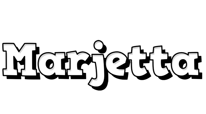 Marjetta snowing logo