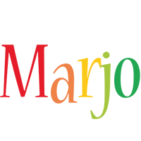 Marjo birthday logo