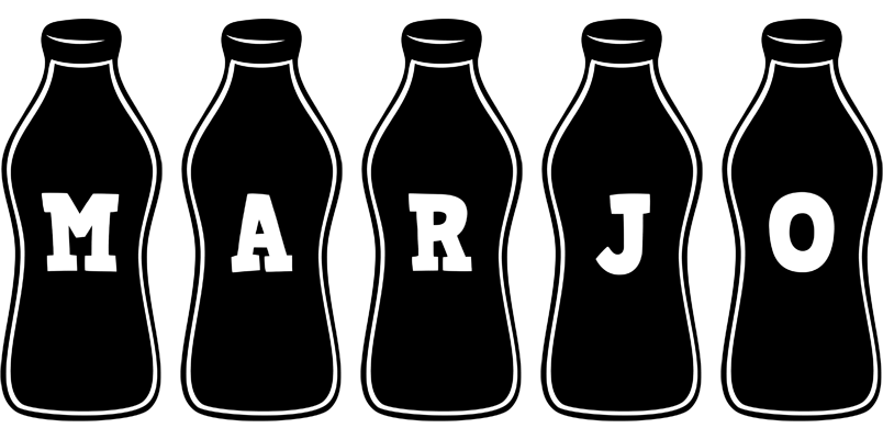 Marjo bottle logo