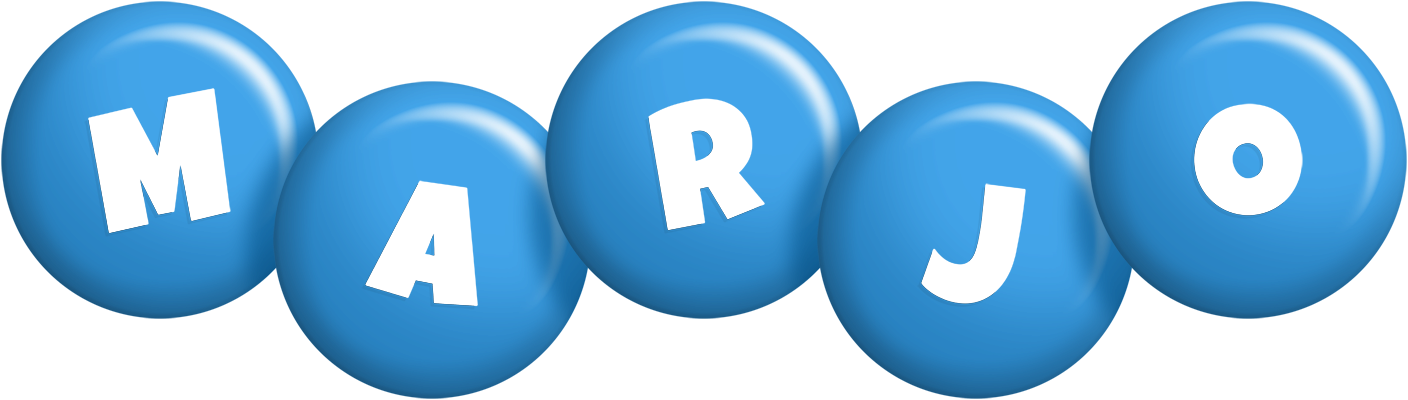 Marjo candy-blue logo