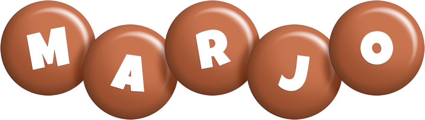 Marjo candy-brown logo