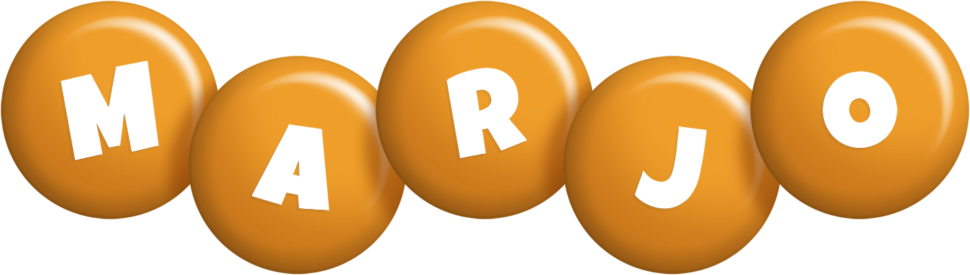Marjo candy-orange logo