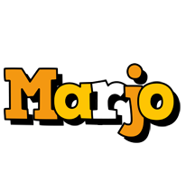 Marjo cartoon logo