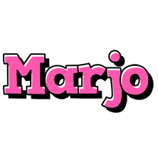 Marjo girlish logo