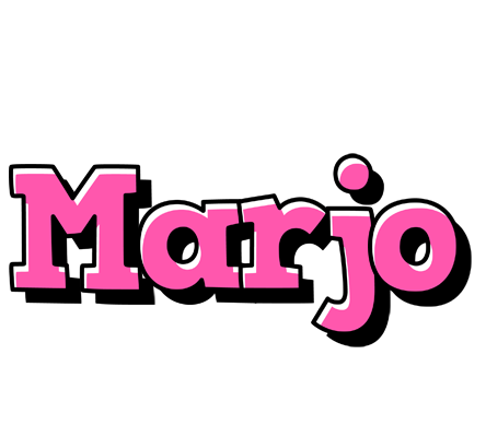 Marjo girlish logo