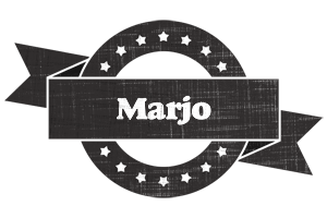 Marjo grunge logo