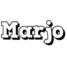 Marjo snowing logo