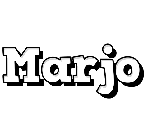 Marjo snowing logo