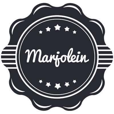 Marjolein badge logo