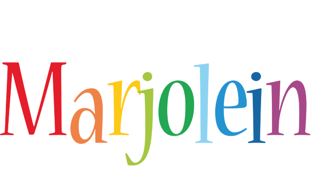 Marjolein birthday logo