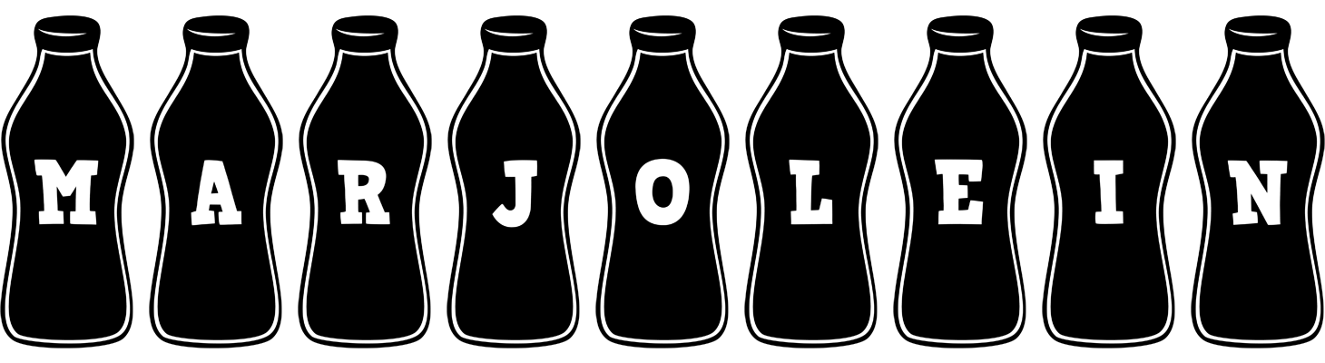 Marjolein bottle logo