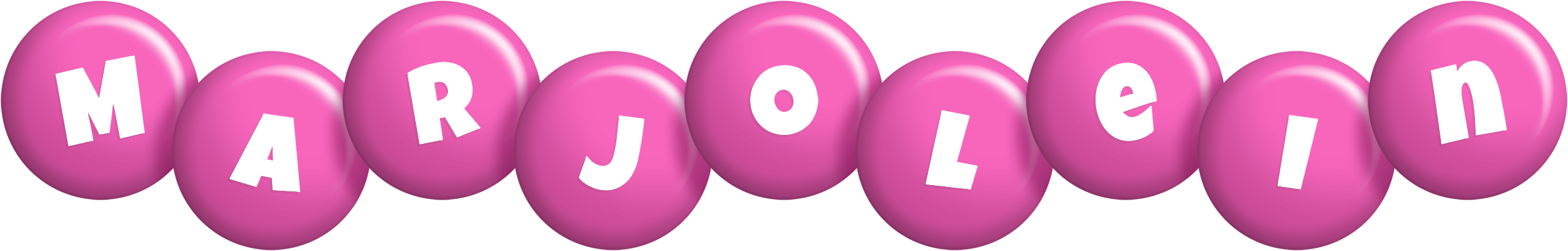 Marjolein candy-pink logo