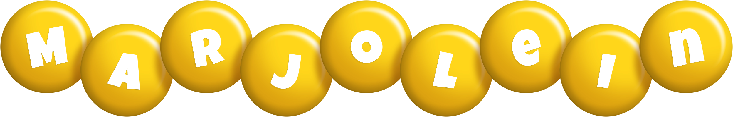 Marjolein candy-yellow logo