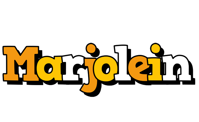 Marjolein cartoon logo