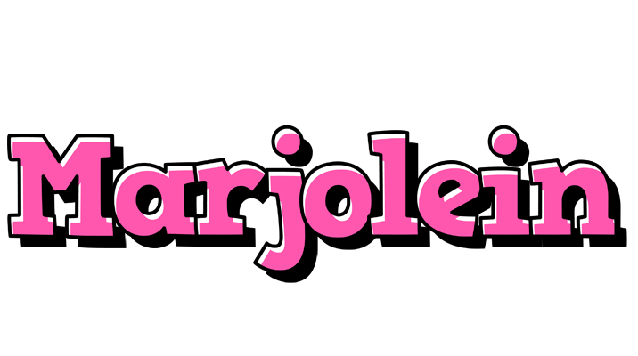 Marjolein girlish logo