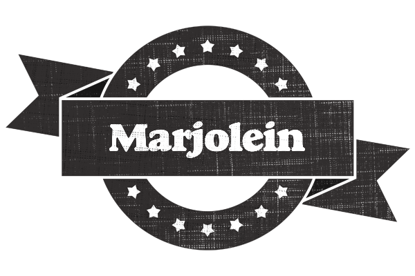 Marjolein grunge logo