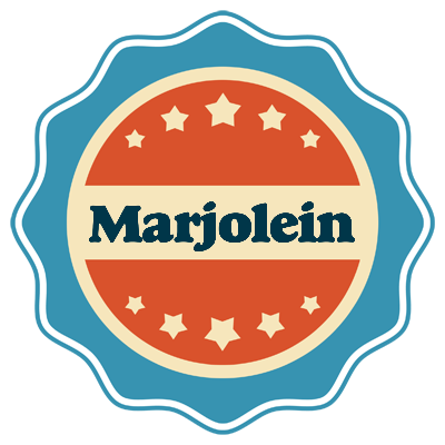 Marjolein labels logo
