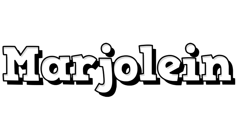 Marjolein snowing logo