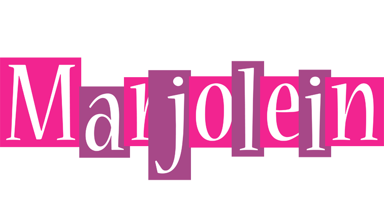 Marjolein whine logo