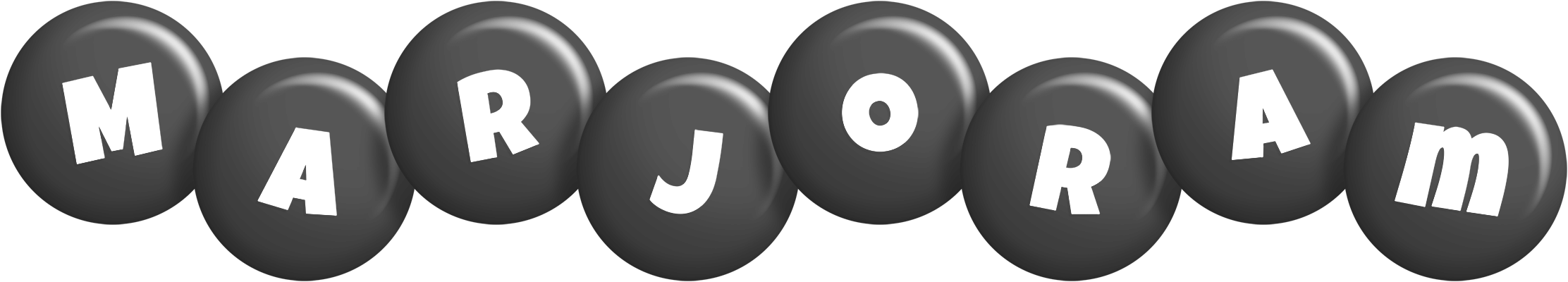 Marjoram candy-black logo