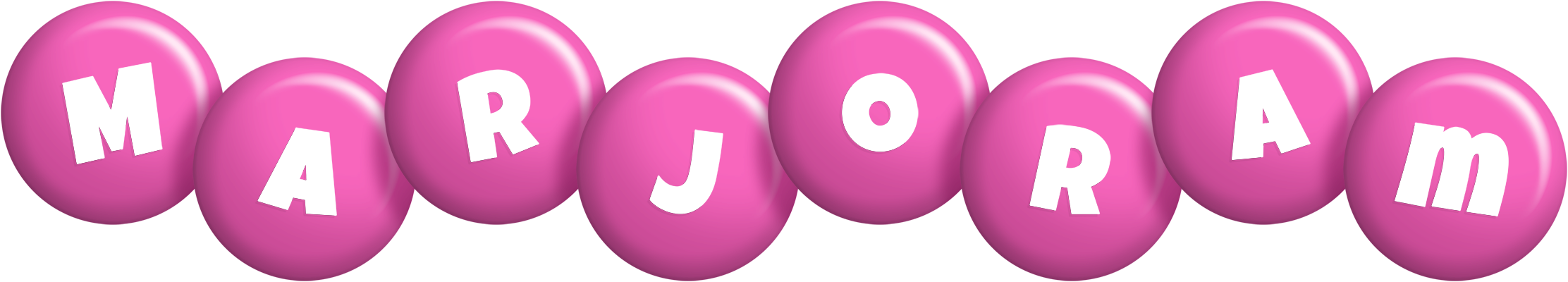 Marjoram candy-pink logo