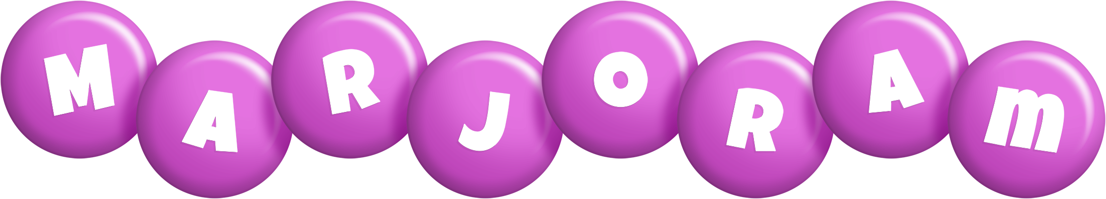 Marjoram candy-purple logo