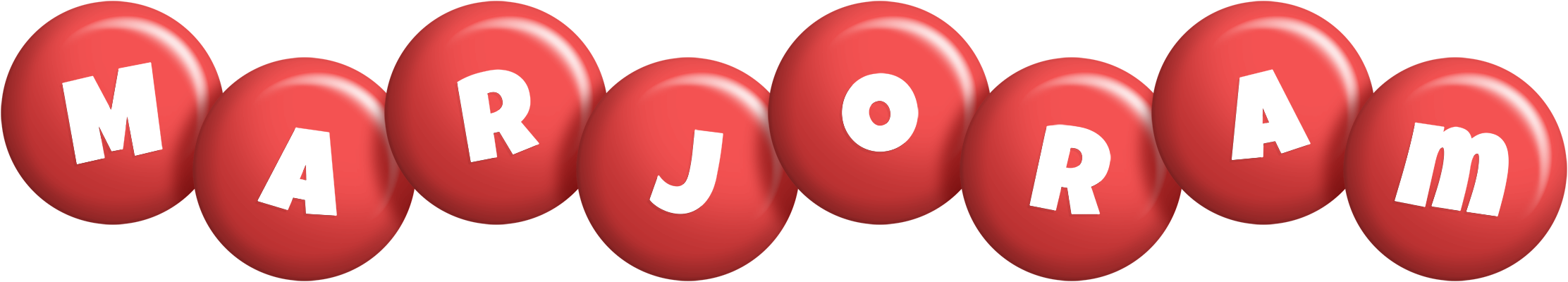 Marjoram candy-red logo