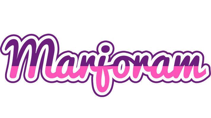Marjoram cheerful logo
